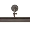 Casa Padrino Wandleuchte Antik Bronze Durchmesser 38 x 16 x H 21 cm - Luxus Hotel Restaurant Leuchte