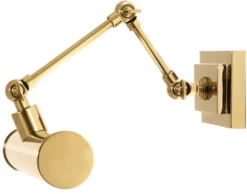 Casa Padrino Wandleuchte Gold 28,5 x 24 x H. 20 cm - Luxus Wandlampe