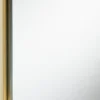 Casa Padrino Wandspiegel mit mattgoldem Aluminiumrahmen 40 x H. 175 cm - Luxus Spiegel
