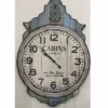 Casa Padrino Wanduhr im Retro Design Antik Grau H. 76 cm - Wanddeko