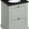 Casa Padrino Waschschrank / Waschtisch mit Granitplatte und 2 Schubladen - Limited Edition