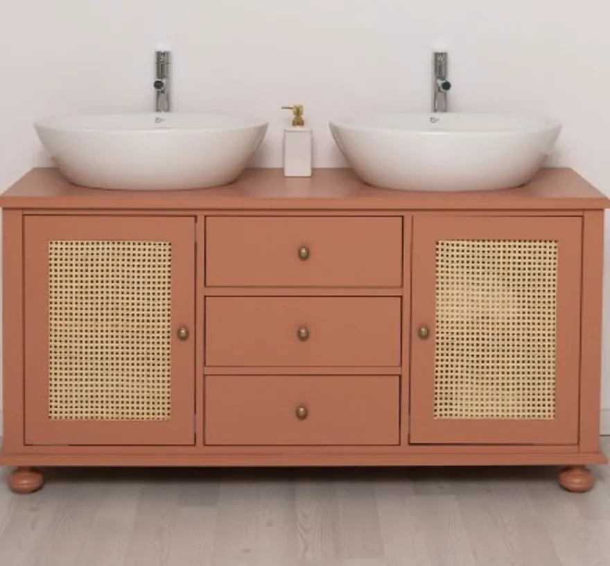 Casa Padrino Waschtisch im Landhausstil, 150 x 51 x 75 cm