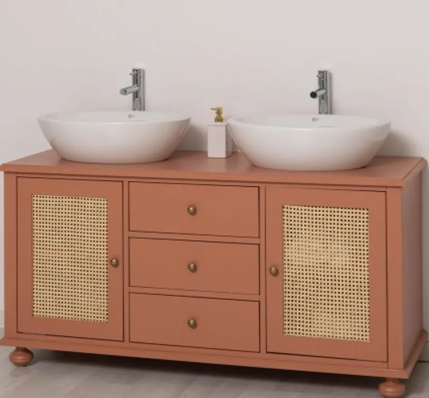 Casa Padrino Waschtisch im Landhausstil, 150 x 51 x 75 cm