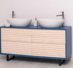 Casa Padrino Waschtisch im Landhausstil mit 4 Schubladen, 150 x 50 x 76 cm