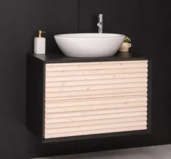 Casa Padrino Waschtisch im Landhausstil mit 2 Schubladen, 90 x 50 x 61 cm