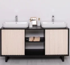 Casa Padrino Waschtisch im Landhausstil mit 2 Türen, 150 x 50 x 76 cm