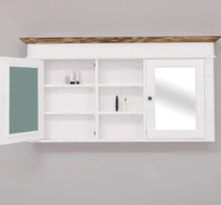 Casa Padrino Waschtisch im Landhausstil mit 2 Türen, 154 x 23 x 80 cm