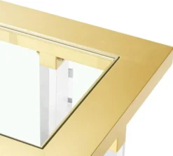 Casa Padrino Wohnzimmer Beistelltisch Gold 60 x 60 x H. 50 cm - Luxus Möbel