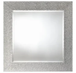 Casa Padrino Wohnzimmer Spiegel Silber 102 x H. 102 cm - Luxus Kollektion