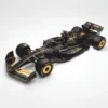 Casa Padrino XXL Deko Formel 1 Rennwagen Schwarz / Gold 180 cm - Wanddeko