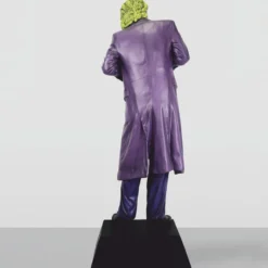 Casa Padrino XXL Deko Skulptur Lila / Grün H. 215 cm - Lebensgroße Deko Figur