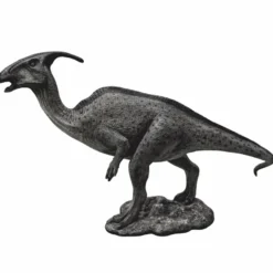 Casa Padrino XXL Deko Skulptur Dinosaurier Parasaurolophus Dunkelgrau 298 cm