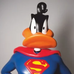 Casa Padrino XXL Deko Skulptur Ente Bunt H. 160 cm - Große Deko Figur