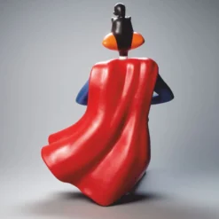 Casa Padrino XXL Deko Skulptur Ente Bunt H. 160 cm - Große Deko Figur