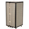 Eichholtz Bar Cabinet Martini Bianco 59 x 59 x H. 122,5 cm - Barschrank im Koffer Design auf Rollen