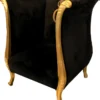 Extravaganter Pompöös by Casa Padrino Luxus Designer Sessel von Harald Glööckler Schwarz / Gold - Pompööser Barock Sessel