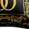 Harald Glööckler Luxus Deko Barock Kissen Pompöös by Casa Padrino Schwarz / Gold / Schwarz Krone Deluxe mit Strass Steinen - Glööckler Kissen AAA