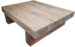 Luxus Garten Möbel Set Eiche Massiv - schwere Ausführung - 3er, 2er, 1x + Tisch - Massivholz rustikal - Lounge Set