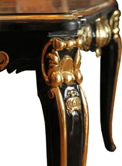 Pompöös by Casa Padrino Barock Luxus Esszimmer Set - Pompööser Barock Esstisch mit Glasplatte und 8 Stühlen designed by Harald Glööckler - Barock Esszimmermöbel