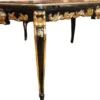 Pompöös by Casa Padrino Barock Luxus Esszimmer Set - Pompööser Barock Esstisch mit Glasplatte und 8 Stühlen mit Glitzersteinen designed by Harald Glööckler - Barock Esszimmermöbel