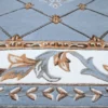 Pompöös by Casa Padrino Luxus Barock Teppich Krone von Harald Glööckler Blau - Verschiedene Größen