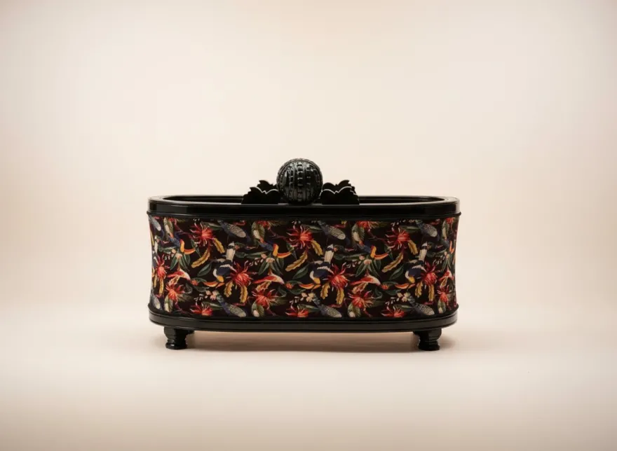 Pompöös by Casa Padrino Luxus Barock Hunde & Katzenbett Bunt / Schwarz