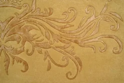 Pompöös by Casa Padrino Luxus Barock Teppich Krone von Harald Glööckler Gold - Verschiedene Größen