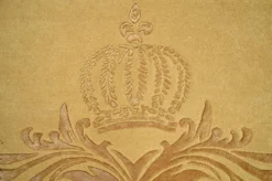Pompöös by Casa Padrino Luxus Barock Teppich Krone von Harald Glööckler Gold - Verschiedene Größen