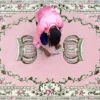 Pompöös by Casa Padrino Luxus Barock Teppich Krone von Harald Glööckler Rosa - Verschiedene Größen