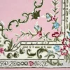 Pompöös by Casa Padrino Luxus Barock Teppich Krone von Harald Glööckler Rosa 200 x 300 cm