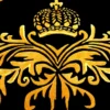 Pompöös by Casa Padrino Luxus Teppich von Harald Glööckler 120 x 170 cm Krone Schwarz / Gold - Barock Design Teppich - Handgewebt aus Wolle