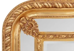 Prunkvoller Casa Padrino Barock Spiegel Gold 125 x 190 cm - Antik Stil - Schwere Ausführung